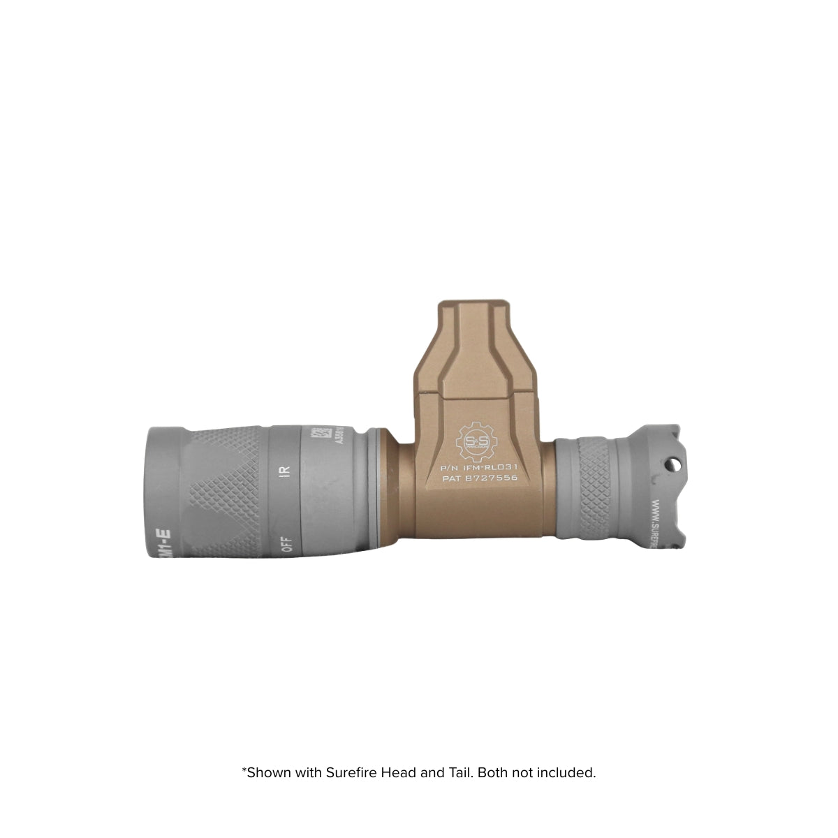 Integrated Flashlight Mount Rigid 3V Left